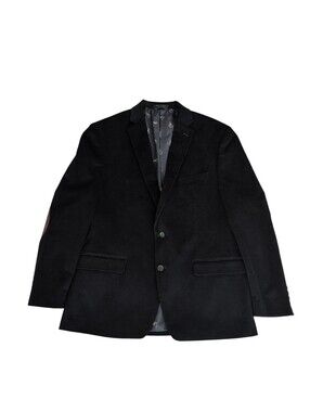 Lauren Ralph Lauren Classic Corduroy Elbow Patches Sport Coat Jacket 44R Black